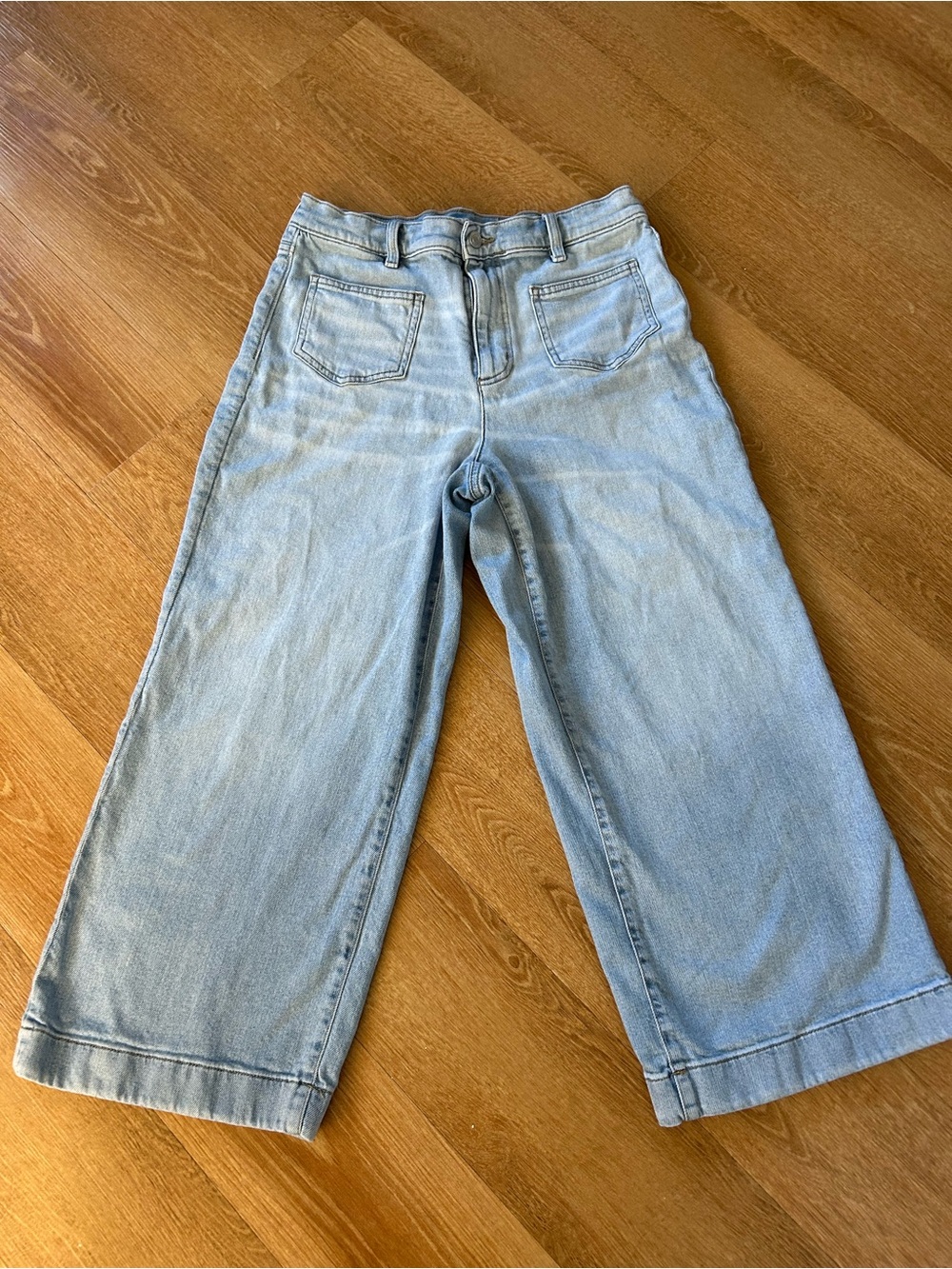 GAP Light Blue Wide-Leg High-Rise Jeans